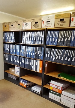 Display of completed scanning work